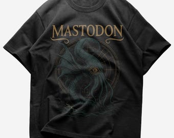 Mastodon T-Shirt - Metal Music Shirt - The Motherload - Blood And Thunder - Leviathan Album Shirt - Mastodon Merch - Unisex Rock Clothing