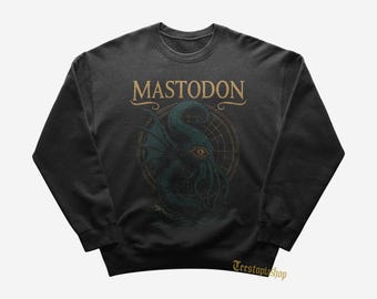 Mastodon Sweatshirt - Metal Music Shirt - The Motherload - Blood And Thunder - Leviathan Album Sweatshirt - Mastodon Merch - Rock Clothing