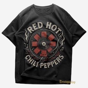 Red Hot Chili Peppers T-Shirt - Rock Music Shirt - Californication - By the Way - Red Hot Chili Peppers Merch - Unisex Rocker Clothing