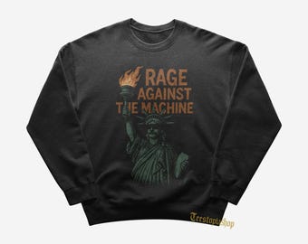 Rage Against The Machine Sweatshirt - Metal Music Sweatshirt - Killing In The Name - Wake Up - Rage Against The Machine Merch -Rock Clothing