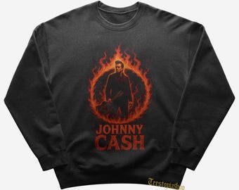 Johnny Cash-sweater - Country Rock-sweater - Hurt-sweater - Ring Of Fire-sweater - Johnny Cash Merch - Rock-universele kleding