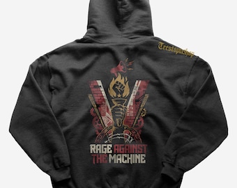 Rage Against The Machine Hoodie - Metal Hoodie - Testify - Know Your Enemy - Rage Against The Machine Merch - Rock Clothing