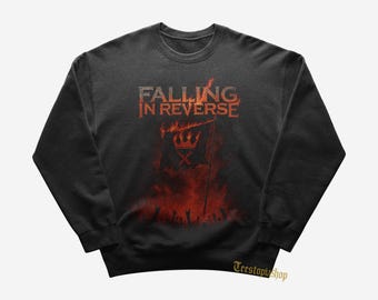Falling In Reverse Sweatshirt - God Is A Weapon - Voices In My Head - Falling In Reverse Merch - Rock Lovers Gift - Premium muziekkleding