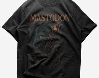 Mastodon T-Shirt - Metal Music Shirt - Oblivion - Show Yourself  - Leviathan Album Shirt - Mastodon Merch - Unisex Rocker Clothing