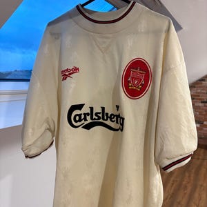 リバプール サッカーシャツ L Carlsberg ビンテージ ゲームシャツ Carlsberg Jersey - Etsy