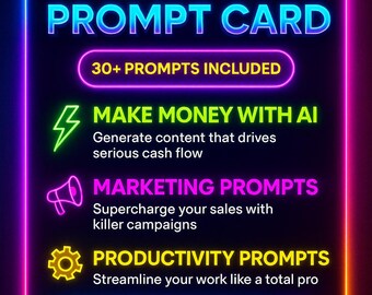 Plug-and-Play AI Business Prompt Pack | 30+ ChatGPT Prompts for Digital Product Creators & Entrepreneurs |