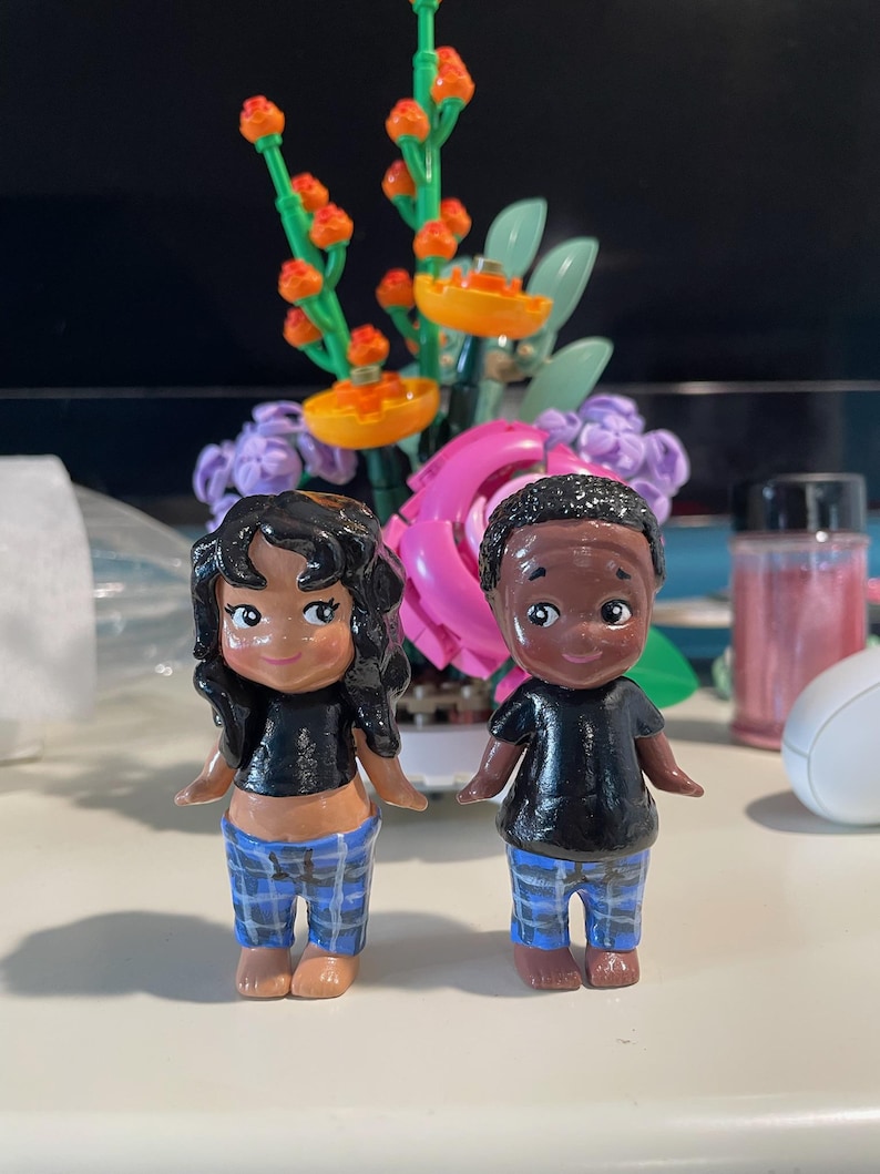 Custom Sonny Angels (standing or hipper) | OOAK Repainted Figures Gloss (recommended)