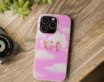 Biodegradable Phone Case - Cloud Design, Eco-Friendly, Stylish Protection, Gift for Nature Lovers, Sustainable Accessories, Summer Vibes