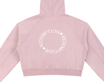 Redemption Washed Women's Cropped Hoodie