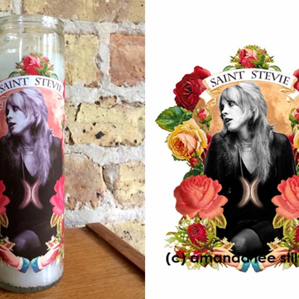 STEVIE NICKS Altar Candle:  "Saint Stevie"