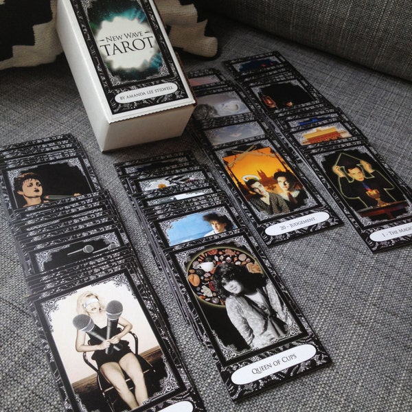 New Wave TAROT Deck 1980s musician Tarot Art Deck - entire deck