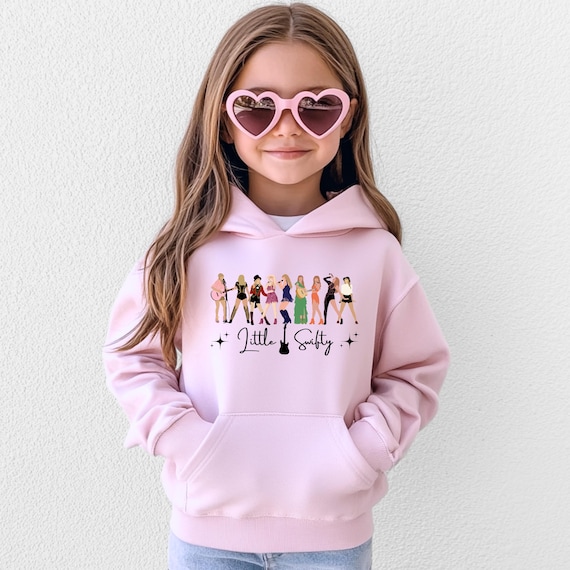 Taylor Tshirt Swifty Kids Hoodie Cute Gift for Fan Swifty Kids Hoodie Eras Tour Hoodie Taylor Youth Hooded Sweatshirt Swifty Tee