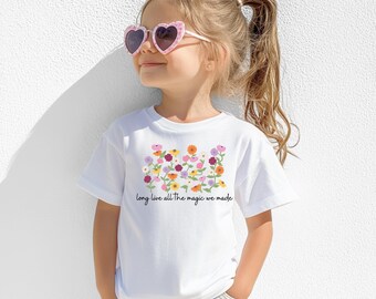 Surprise Song Eras Piano Flowers YOUTH Shirt Surprise Songs Flowers Kids T-Shirt Subtle Fan Shirt Birthday Party Shirt Gift for Niece