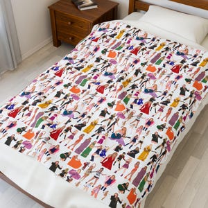 Coperta Taylor Coperta in velluto Coperta accogliente per la casa Regalo per gli amanti della moda Elegante coperta per animali domestici Caldo peluche Regalo per nipote Coperta Swifty immagine 3