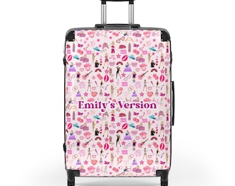 Personalized Taylor Name Luggage Swifty Suitcase Taylor Icon Luggage Gift for Taylor Fan