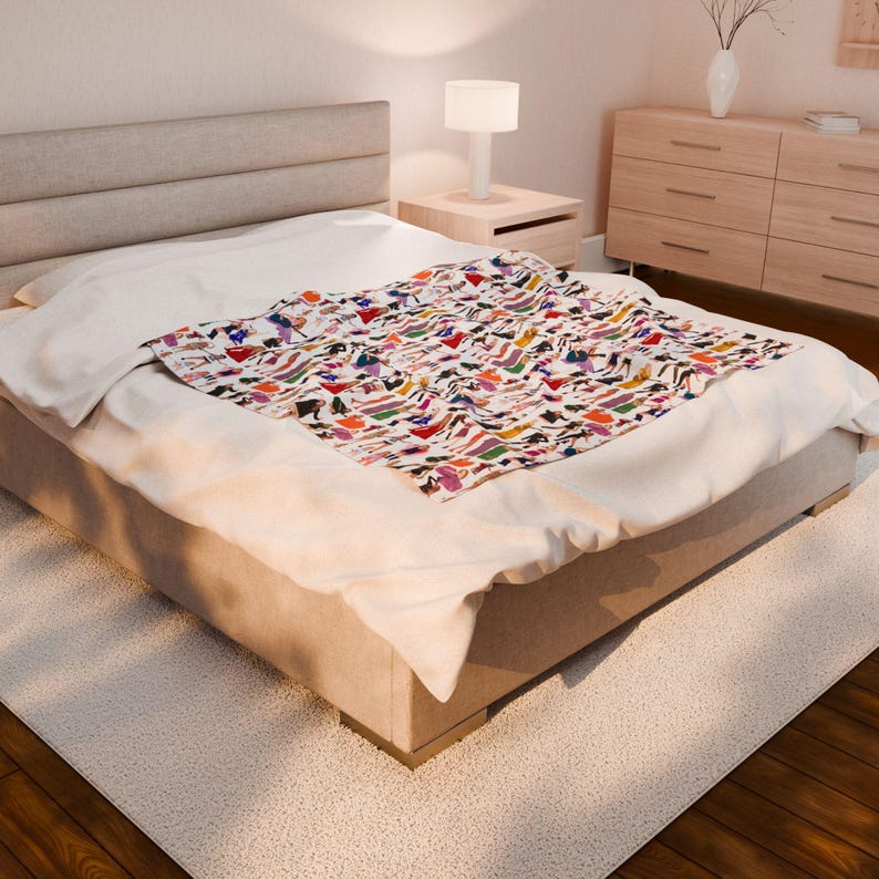 Coperta Taylor Coperta in velluto Coperta accogliente per la casa Regalo per gli amanti della moda Elegante coperta per animali domestici Caldo peluche Regalo per nipote Coperta Swifty immagine 6