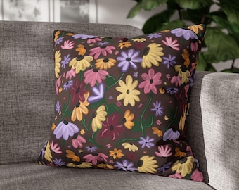 Floral Piano Surprise Song Throw Pillow Music Lover's Home Decor Fan-Inspired Cushion 2025 Concert Memory Keepsake Aesthetic Room Accent