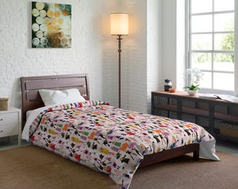 Elegante piumone Taylor, piumone con stampa alla moda audace, biancheria da letto Taylor, regalo Swifty, piumone Swifty, chic arredamento per la camera da letto, regalo perfetto per Swifty