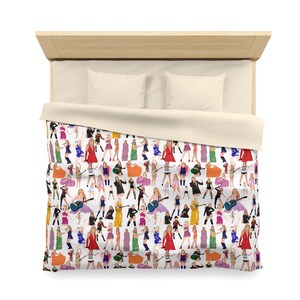 Stylish Microfiber Taylor Duvet Cover Bold Fashion Print Taylor Bedding Gift Swifty Comforter Chic Bedroom Decor Perfect Gift for Swifty image 9