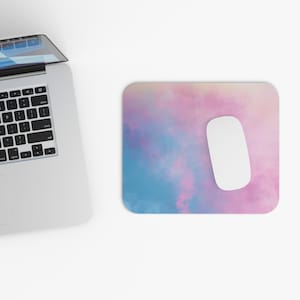Swifty Mouse Pad Eras Icons Gift Taylor Mousepad Swifty Teens Room Computer Gaming Pad for Little Swifty Kids Pastel Clouds Mouse Pad