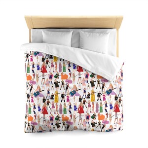 Stylish Microfiber Taylor Duvet Cover Bold Fashion Print Taylor Bedding Gift Swifty Comforter Chic Bedroom Decor Perfect Gift for Swifty image 7