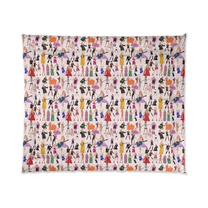 Elegante piumone Taylor, piumone con stampa alla moda audace, biancheria da letto Taylor, regalo Swifty, piumone Swifty, chic arredamento per la camera da letto, regalo perfetto per Swifty immagine 4