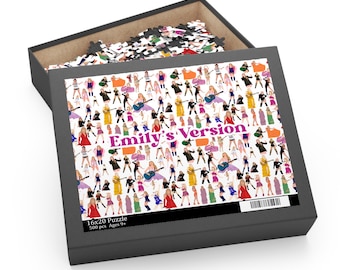 Taylor The Eras Jigsaw Puzzle  Eras Music Fan Gift Puzzle Gift for Her Music Gift Concert Fan Gift Custom Name Swifty Jigsaw