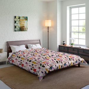 Elegante piumone Taylor, piumone con stampa alla moda audace, biancheria da letto Taylor, regalo Swifty, piumone Swifty, chic arredamento per la camera da letto, regalo perfetto per Swifty immagine 7