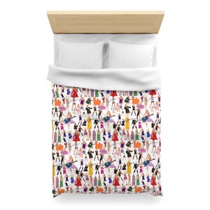 Stylish Microfiber Taylor Duvet Cover Bold Fashion Print Taylor Bedding Gift Swifty Comforter Chic Bedroom Decor Perfect Gift for Swifty image 5
