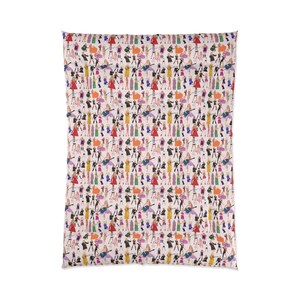 Elegante piumone Taylor, piumone con stampa alla moda audace, biancheria da letto Taylor, regalo Swifty, piumone Swifty, chic arredamento per la camera da letto, regalo perfetto per Swifty immagine 2
