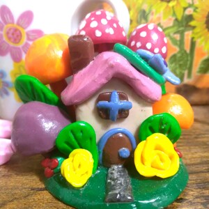 Mushroom Village Mini Sculpture