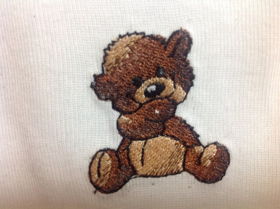 teddy bear baby onesie