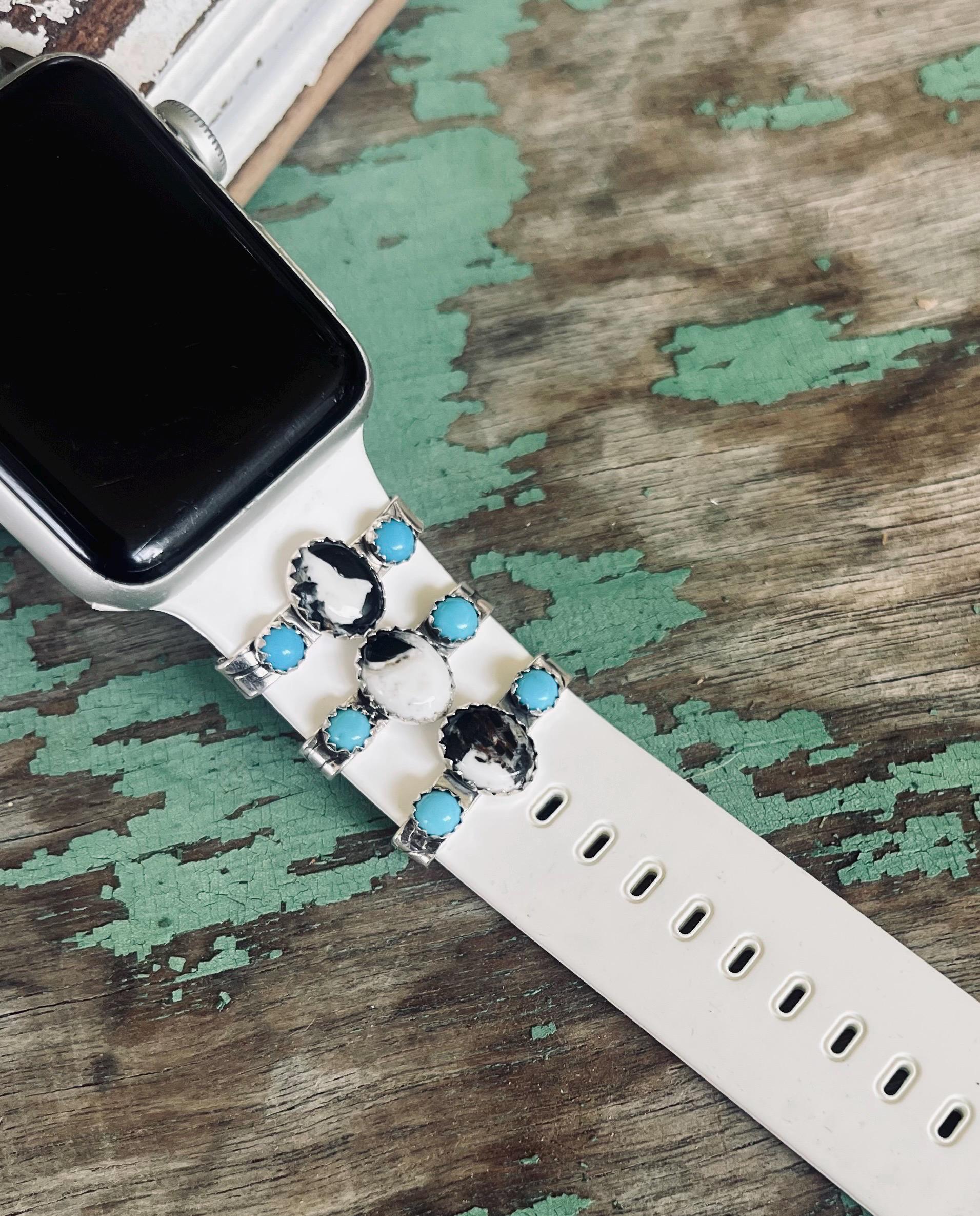 Turquoise Apple Watch Charm - Etsy display picture 1
