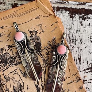 The Pink Feather Pendant