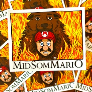 Sticker - Film d&#39;horreur « MidSomMario » Mario