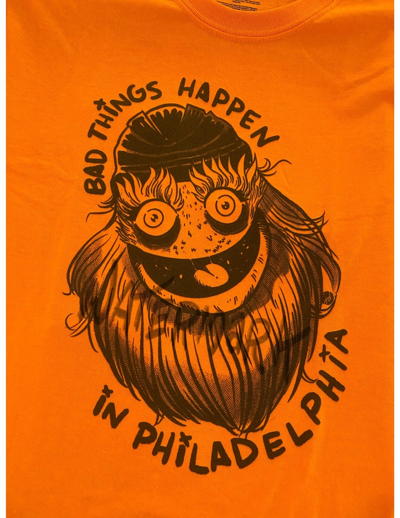 Tshirt  Bad Things Happen In Philly Gritty  Unisex image 0