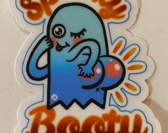 Sticker - "Spooky Booty" Ghost Butt