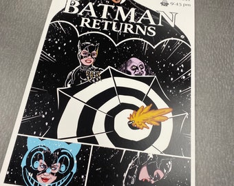 BATMAN RETURNS Film 11 x 17 Poster Print