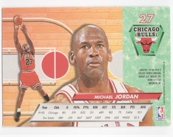 マイケル・ジョーダン 1997 Skybox E-X 2001 1997-98 Skybox EX-2001 #9 Michael Jordan Chicago Bulls SGC 7