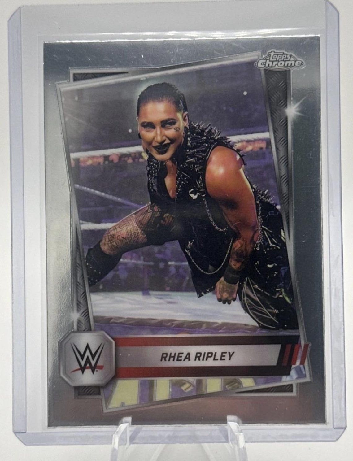 Most Expensive Rhea Ripley Card 2025 Topps Chrome WWE - Rhea Ripley #80 - Etsy