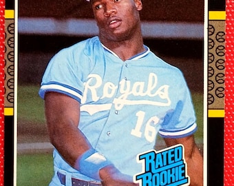 1987 Donruss Rated Rookie Bo Jackson Rookie Card #35
