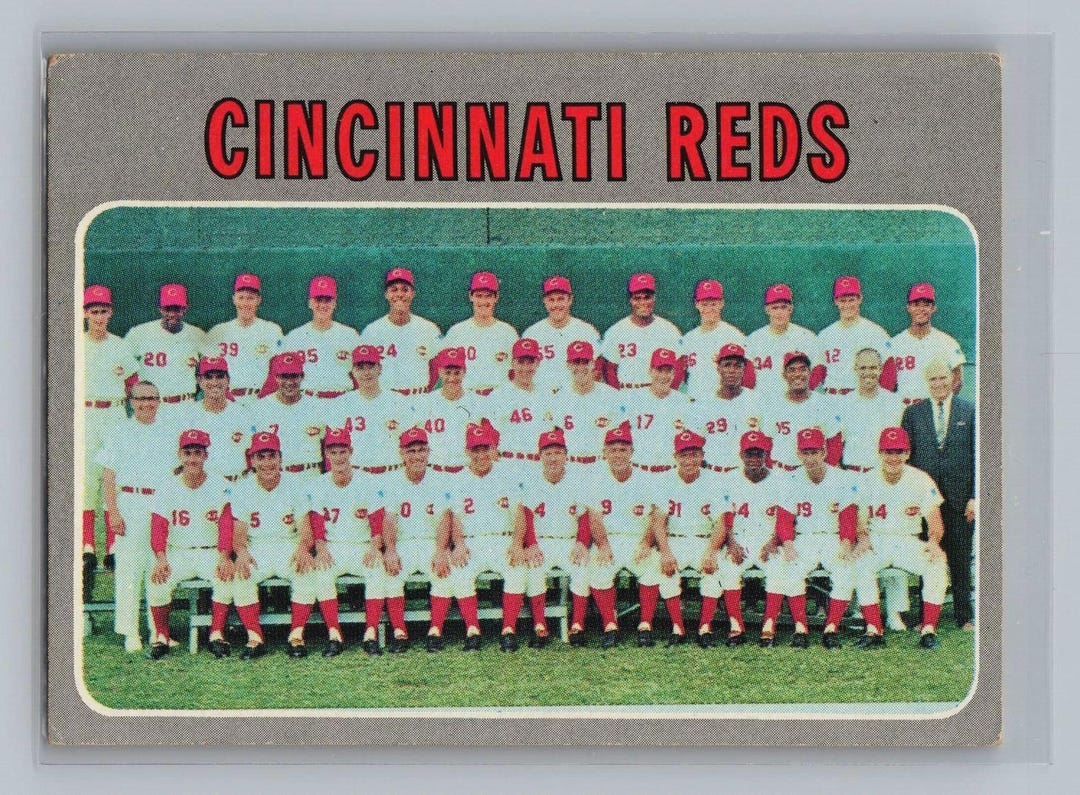 1970 Topps #544 Cincinnati Reds Team Card - Etsy