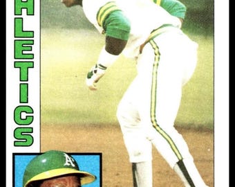 1984 Topps Baseball Card #230 Rickey Henderson – Oakland Athletics HOF