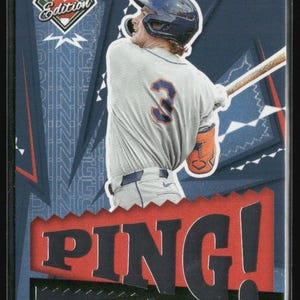 2024 Panini Prospect Edition #24 Carson Benge PING! Rookie Card RC - New York Mets
