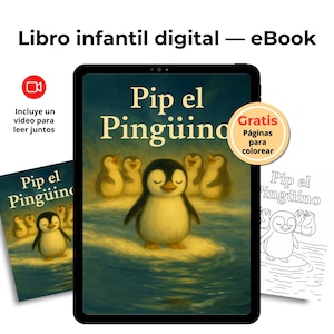 Libro Bebé 1er Cumpleaños + Páginas para Colorear Gratis Video con Cuento Narrado Infantil Preescolar Regalo Niño o Niña  Lectura Nocturna