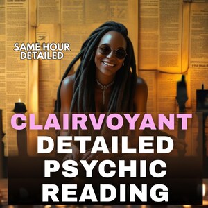 Helderziend lezen, nauwkeurig paranormaal inzicht, toekomstvoorspellingen, spirituele begeleiding, snelle levering op dezelfde dag