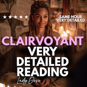 Clairvoyant Reading, Accurate Psychic Insight, Future Predictions, Spiritual Guidance, Fast Same Day Delivery