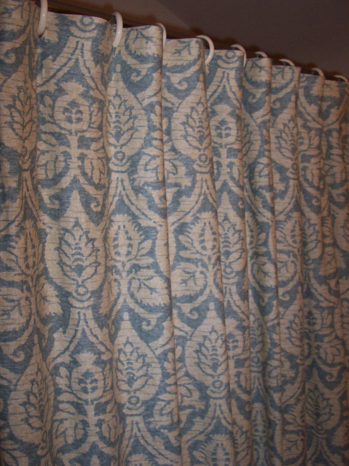 Custom Black and White Toile Shower Curtain Etsy