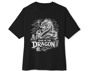 Jahr des Drachen T-Shirt | Asiatisches Tattoo Kunst T-Shirt