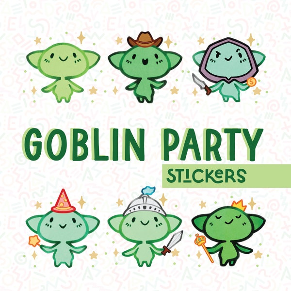 goblin party - stickers